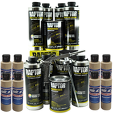 U-Pol Raptor Sand Brown Bedliner Kit with Spray Gun