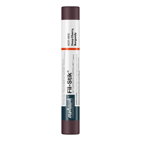 Mohawk Deep Cherry Burgundy Fil-Stik wax putty stick for wood repair