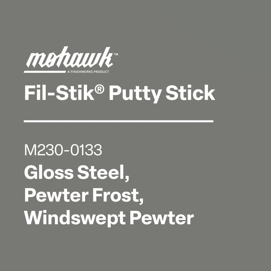 Mohawk Fil-Stik Gloss Steel, Pewter Frost, Windswept Pewter