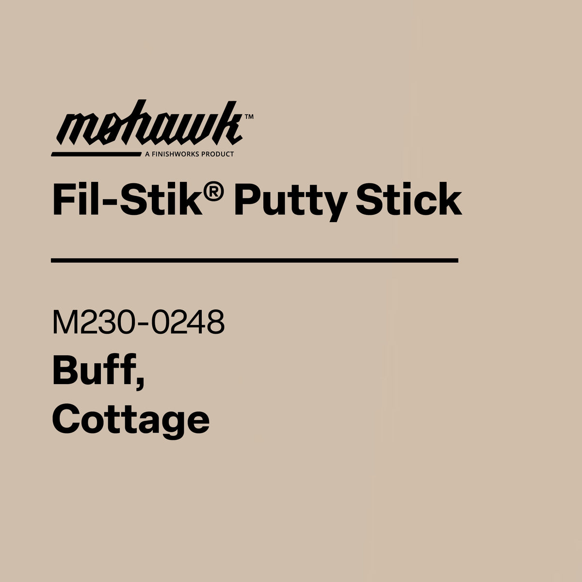 Mohawk M230-0248 Buff Cottage furniture scratch and nick touch-up stick