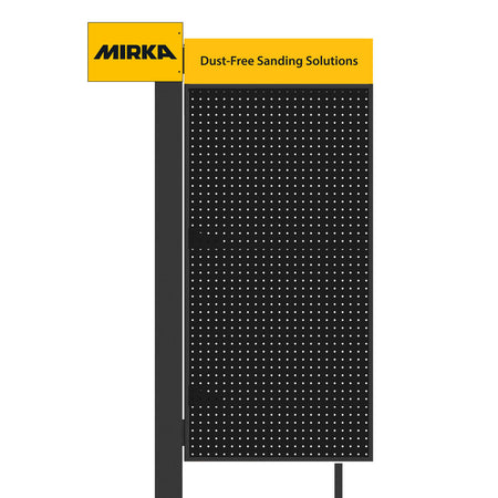 Mirka LEROS Pegboard Extension w/Header & Clips, 1/Pkg