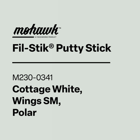 Mohawk M230-0341 Cottage White furniture scratch touch-up filler stick