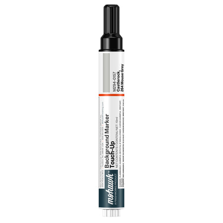 Mohawk Castlerock Mouse Grey background marker touch-up pen for wood finish repair