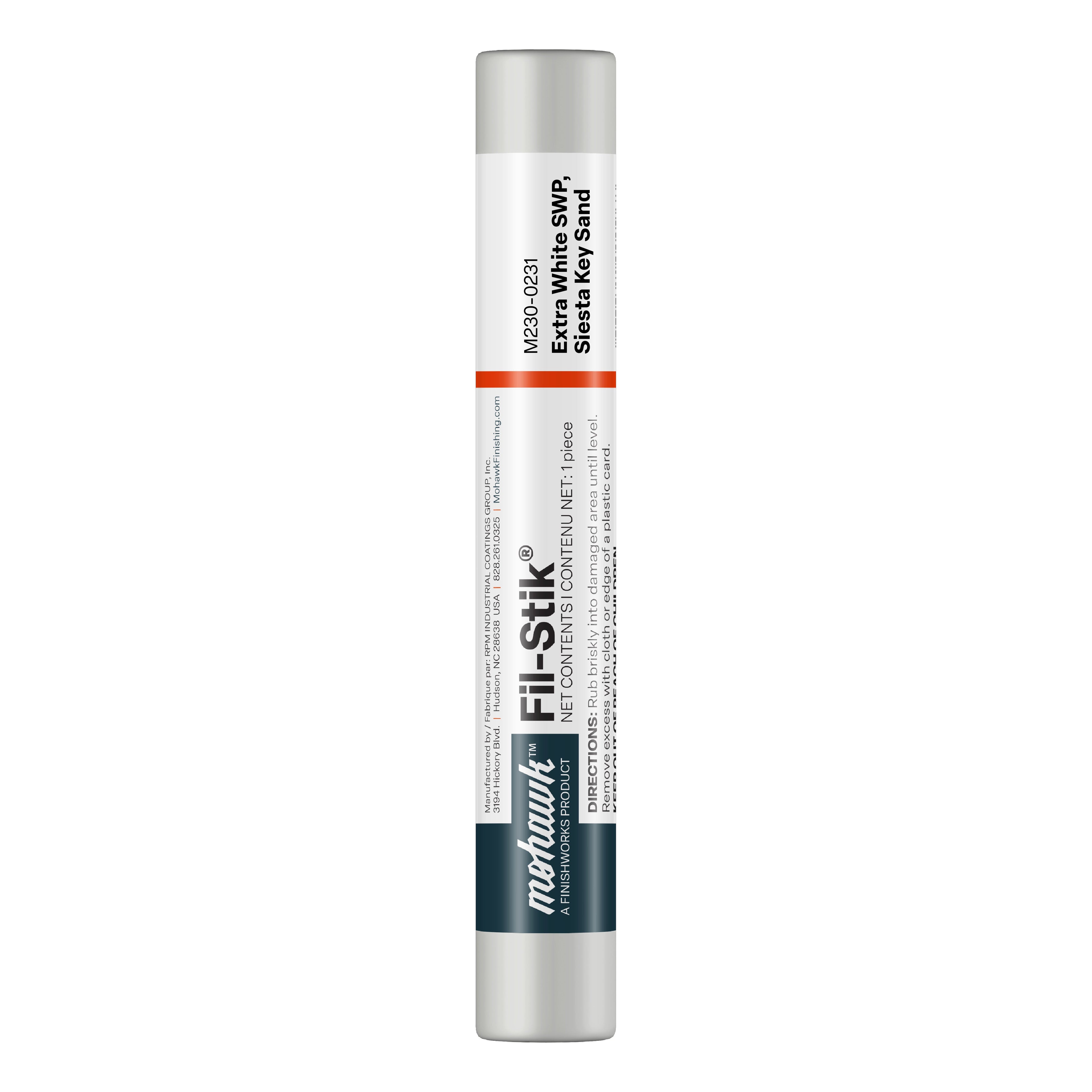Mohawk Extra White SWP Siesta Key Sand Fil-Stik wax putty stick for repair