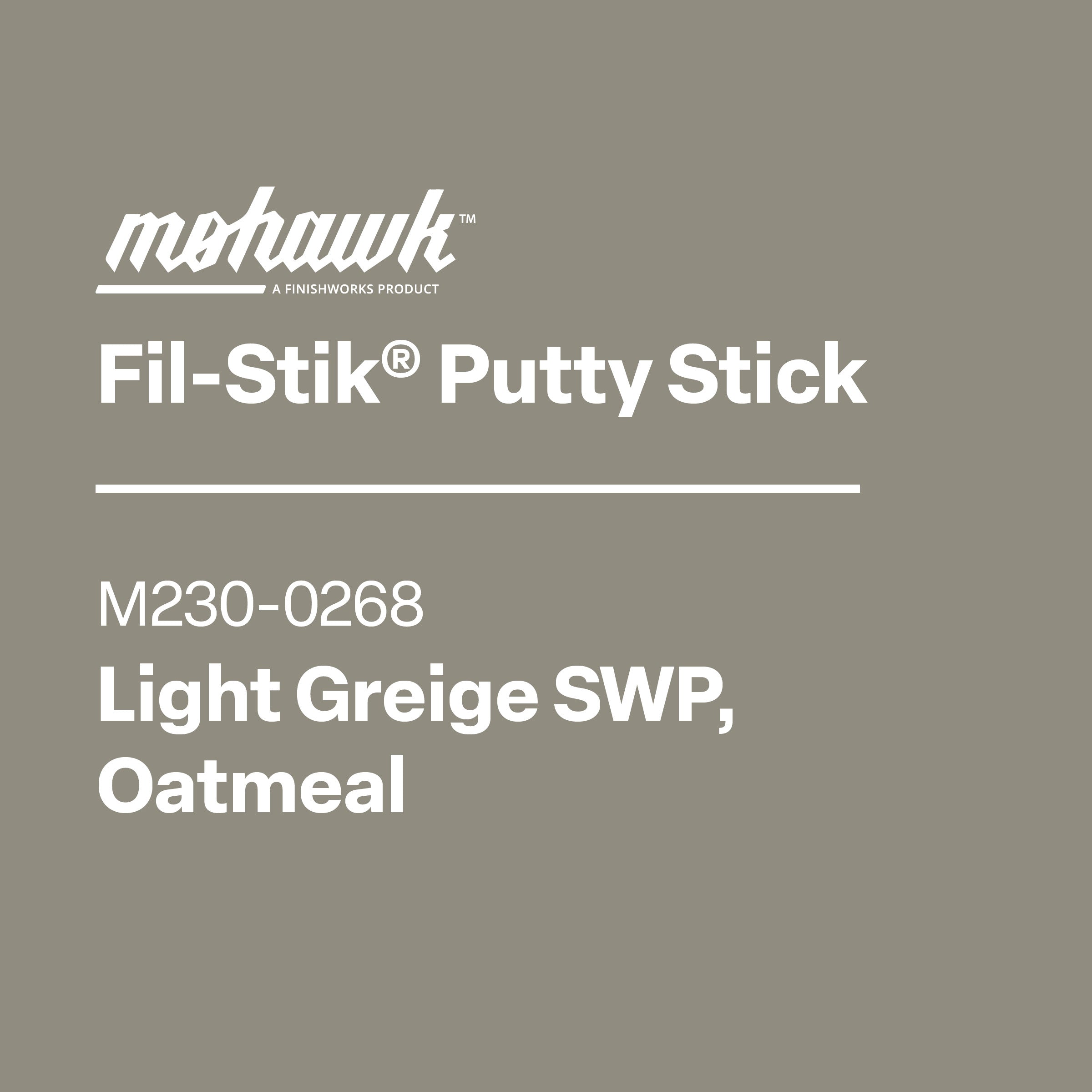 Mohawk M230-0268 Light Greige furniture scratch and nick touch-up stick