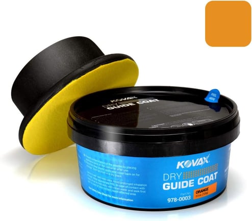 Eagle Abrasives dry guide coat orange powder sanding indicator automotive surface prep