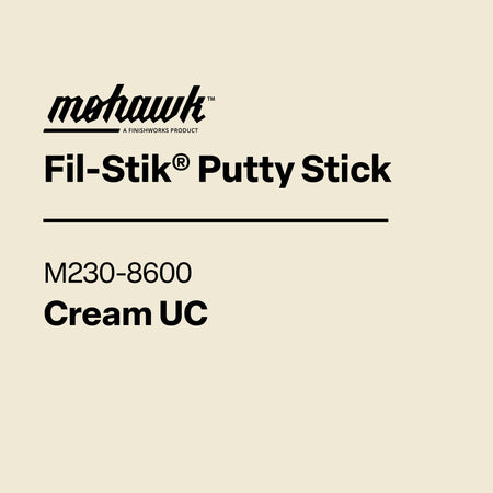 Mohawk M230-8600 Cream UC furniture scratch and nick touch-up stick