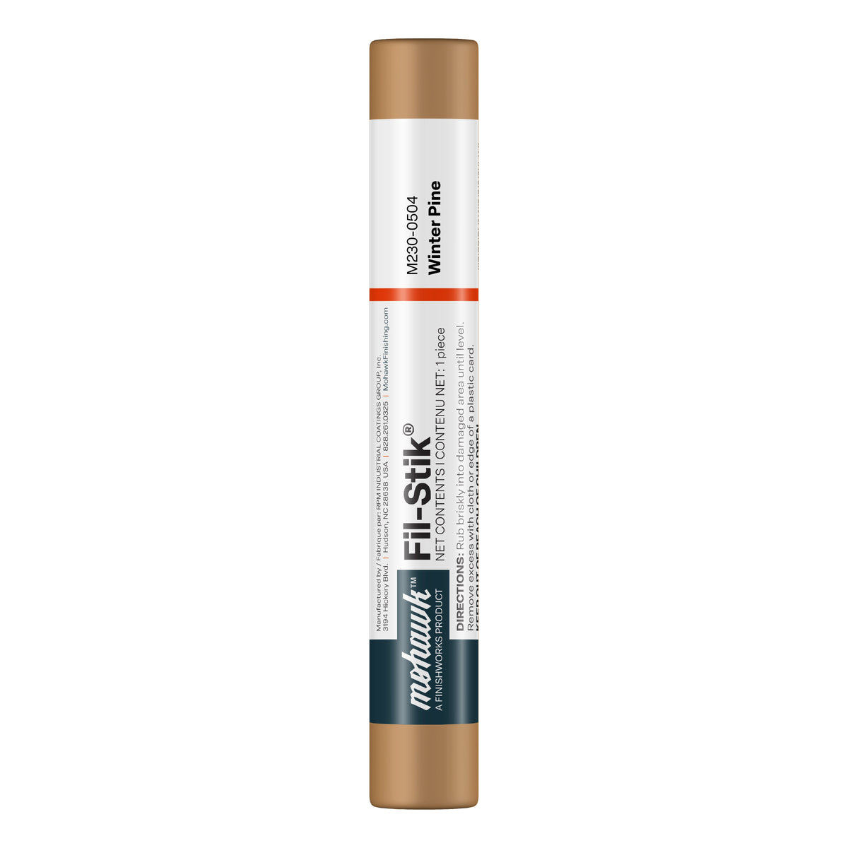 Mohawk Winter Pine Fil-Stik wax putty stick for wood repair