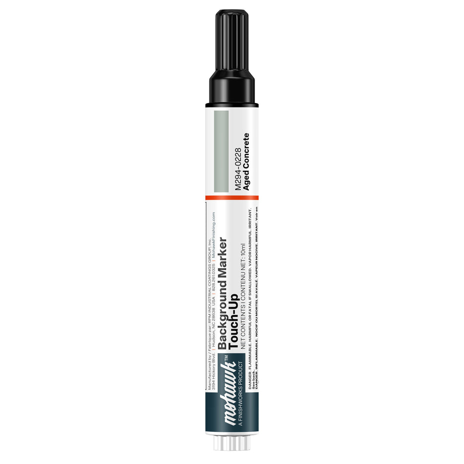Mohawk Aged Concrete background marker touch-up pen for wood finish repair