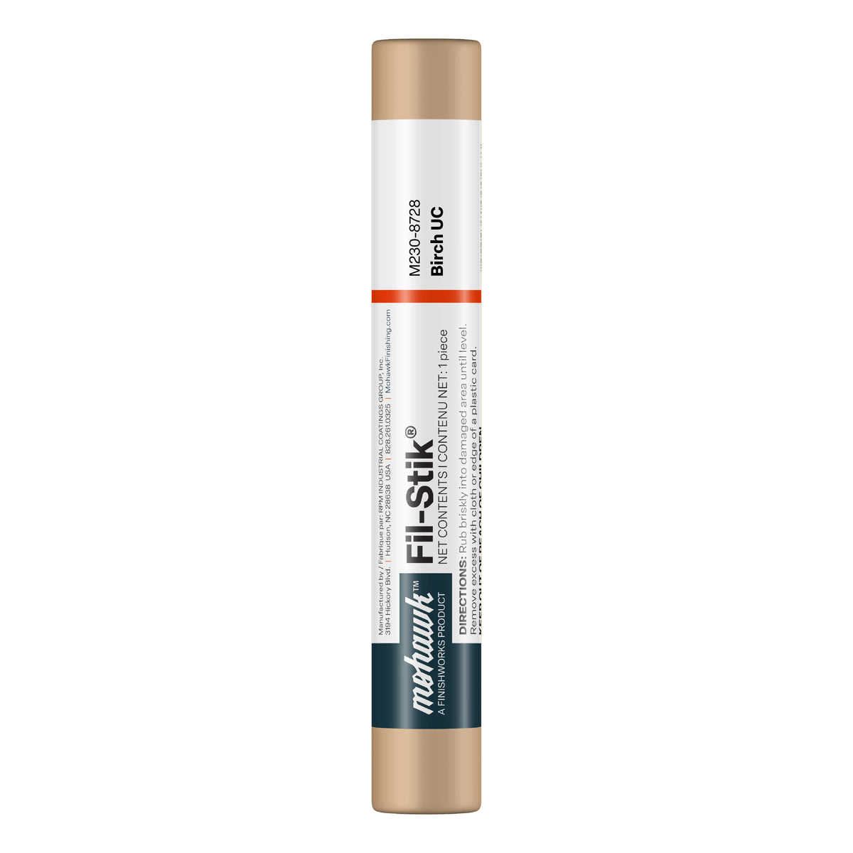 Mohawk M230-8728 Birch UC furniture scratch and nick touch-up stick