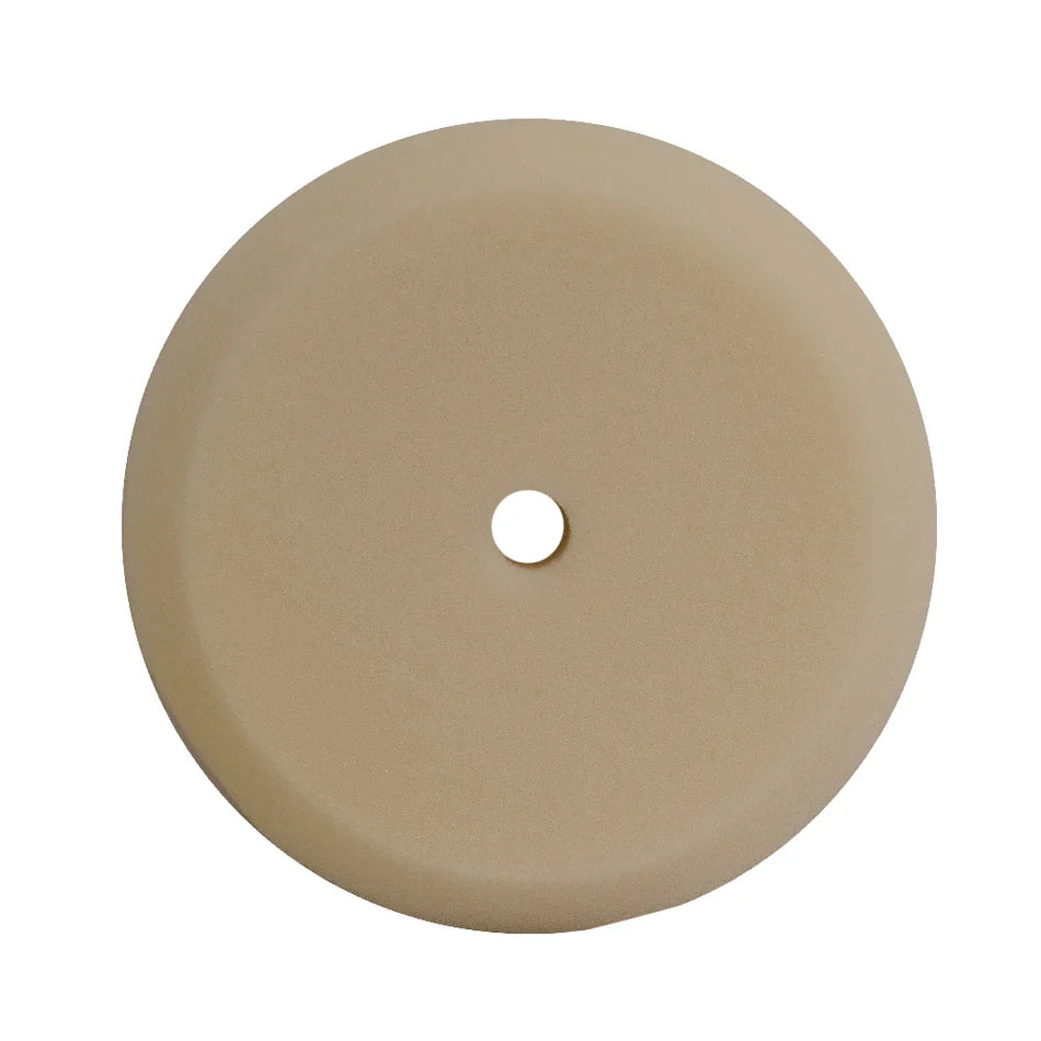9 inch Heavy-Cut White Edge Foam Pad for aggressive polishing and compounding automotive surfaces
