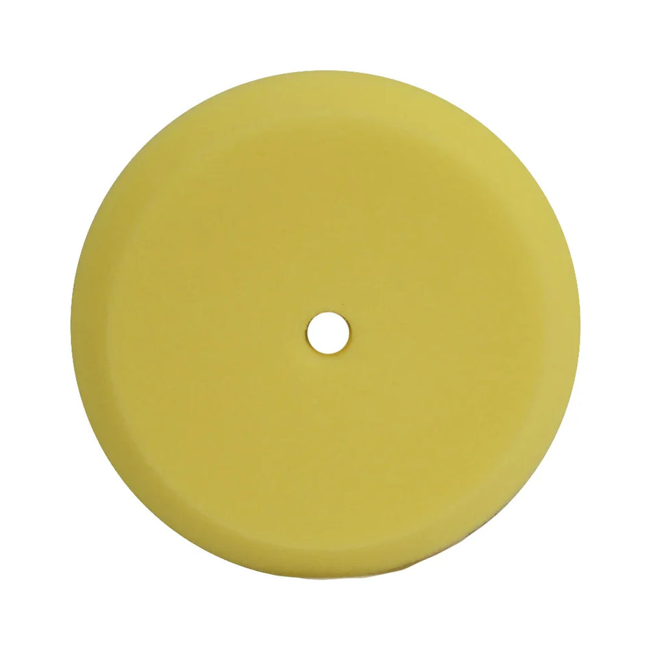 9 inch Medium-Cut Yellow Edge Foam Pad for medium compounding and polishing automotive surfaces — Kolor Koalition
