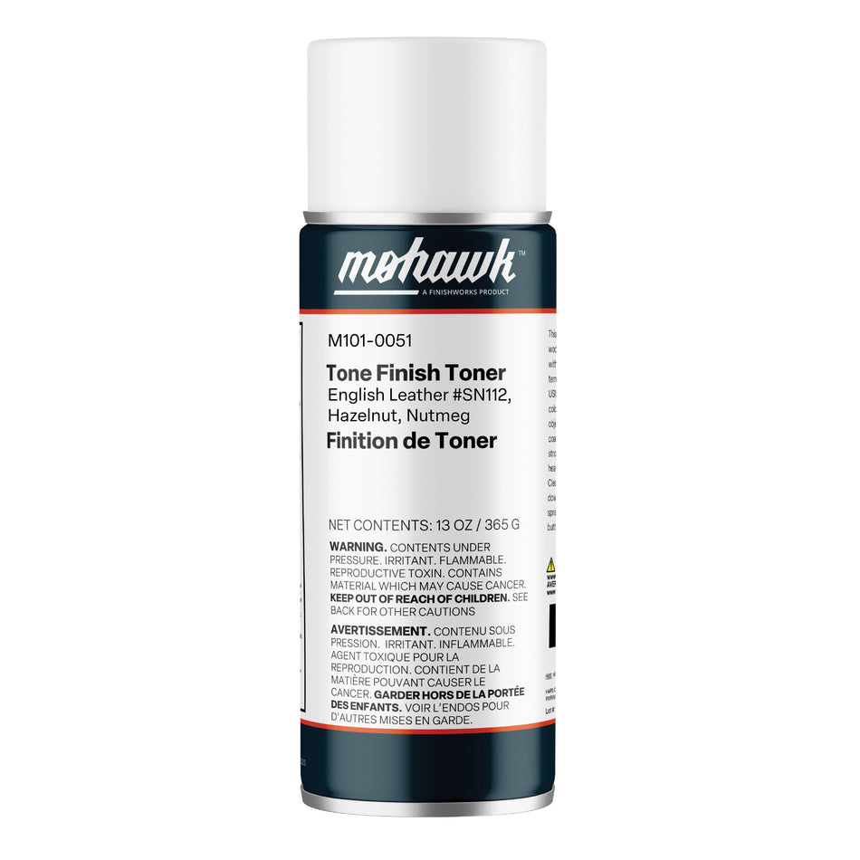 Mohawk Tone Finish Toner English Leather #Sn112, Hazelnut, Nutmeg