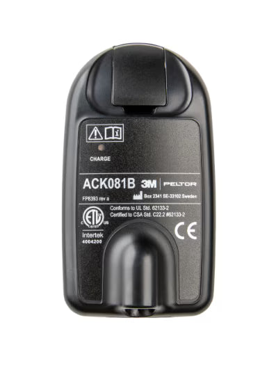 3M PELTOR Rechargeable LI-ION Battery Pack ACK081B, 3,7 Volt, 2150mAh, 8Wh,