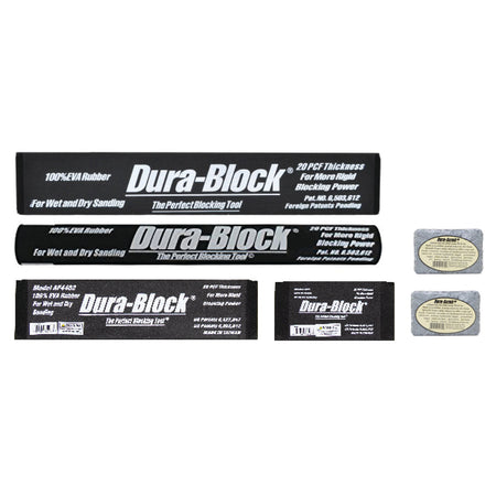 Mirka Hand Sanding Block Kit 6-Piece PSA/Plain, 1/Pkg