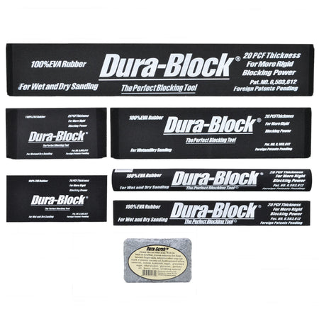 Mirka Hand Sanding Block Kit 7-Piece Grip, 1/Pkg