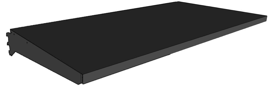 Mirka Alex Store Rack Shelf 47.2 in x 15.7 in, 1/Pkg