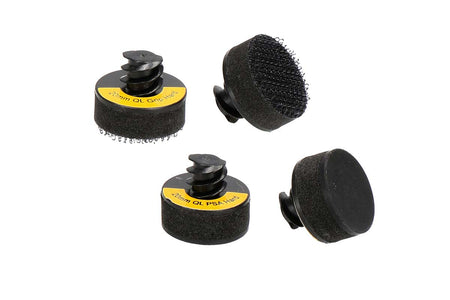 Mirka Backup Pad 0.79 in PSA Hard Twist Lock, 10/Pkg