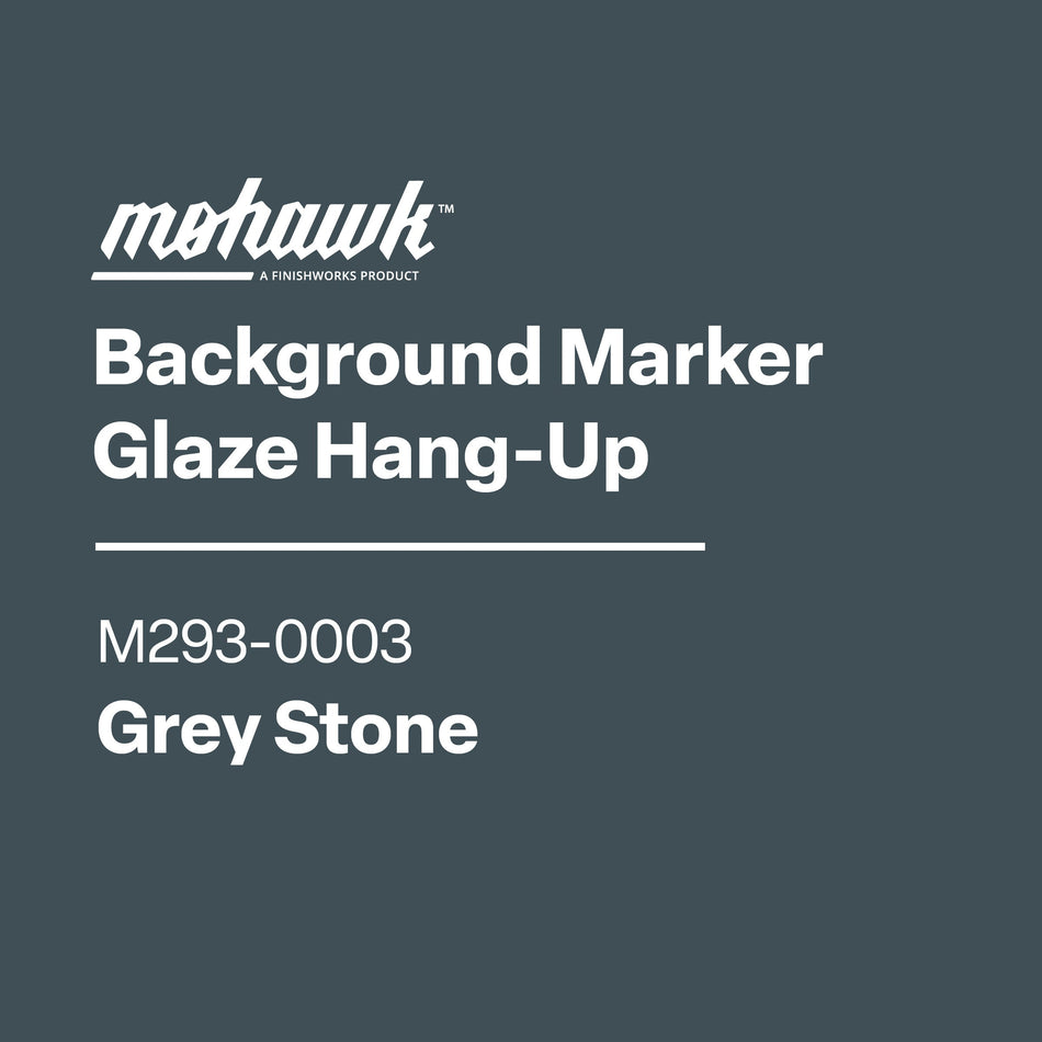 Background Marker Glaze Hang-Up Grey Stone M293-0003