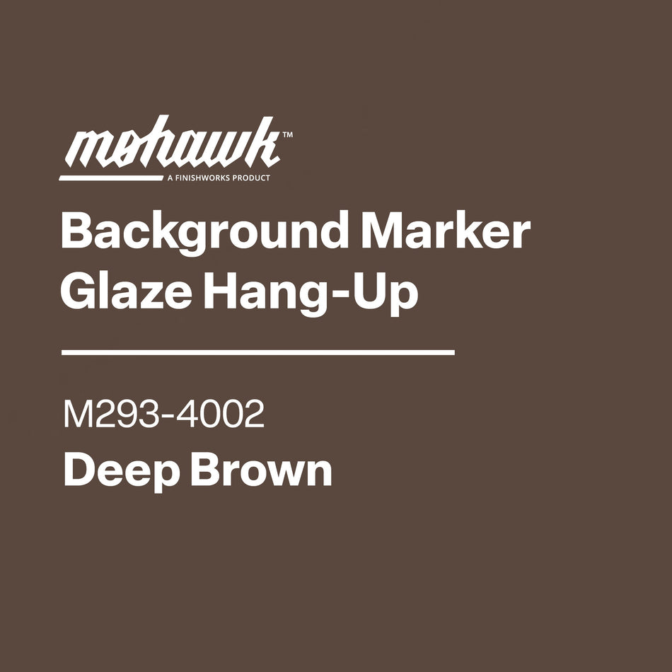 Background Marker Glaze Hang-Up Deep Brown M293-4002