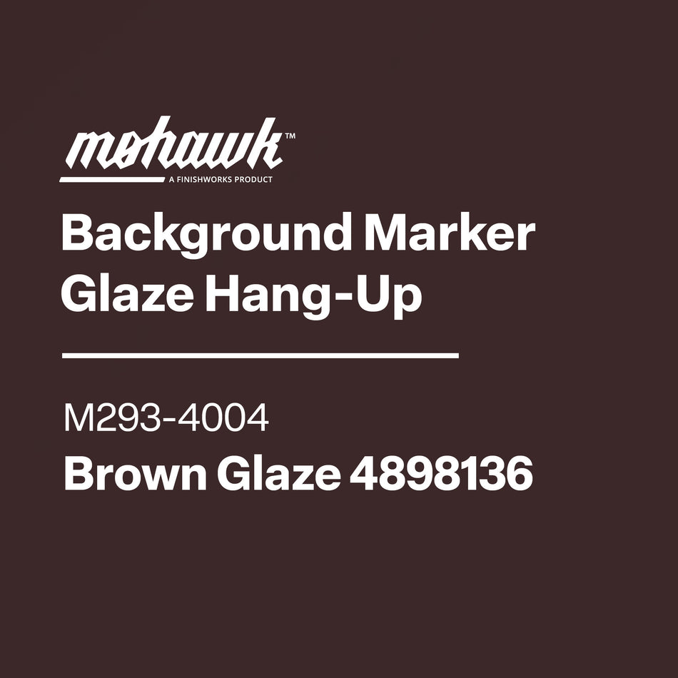 Background Marker Glaze Hang-Up Brown Glaze 4898136 M293-4004