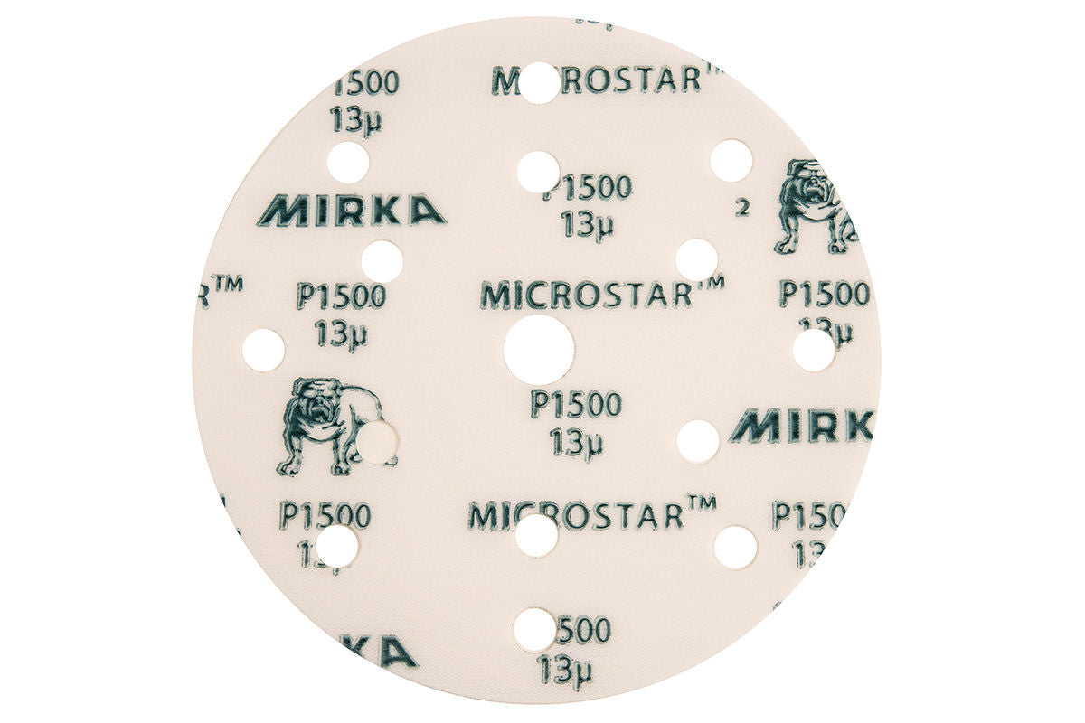 Mirka MICROSTAR 6 in Grip 15H, 50 Discs/Box