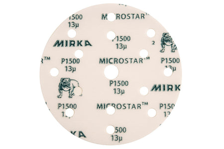 Mirka MICROSTAR 6 in Grip 15H, 50 Discs/Box