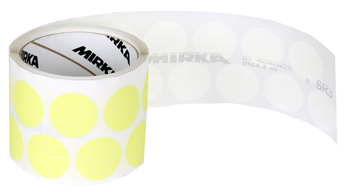 Mirka POLARSTAR SR5 AO 1.25 in Channel PSA, 500 Discs/Roll
