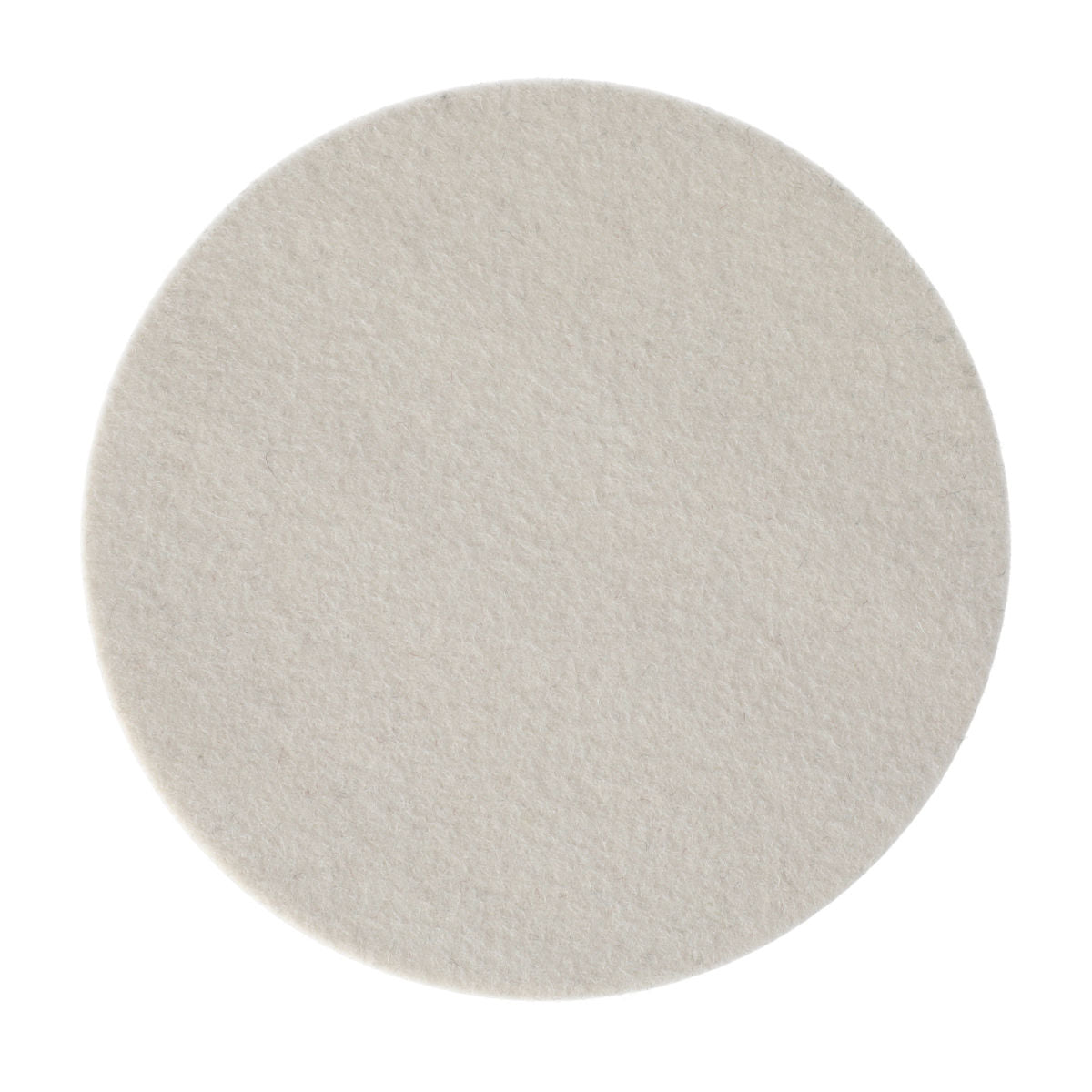 Mirka Felt Polishing Pad 5 in x.25 in Grip White, 2/Pkg