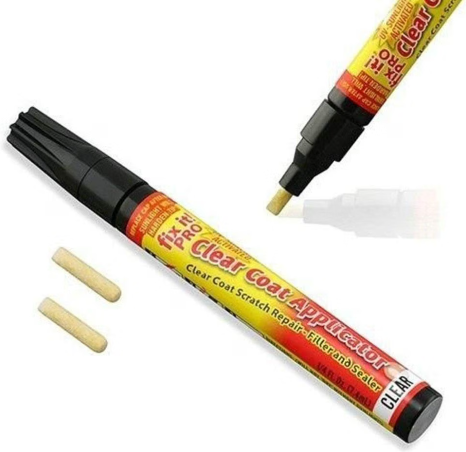 Fix It Pro Clear Coat Scratch Repair Filler & Sealer Painting Pen Clear Car Coat Applicator