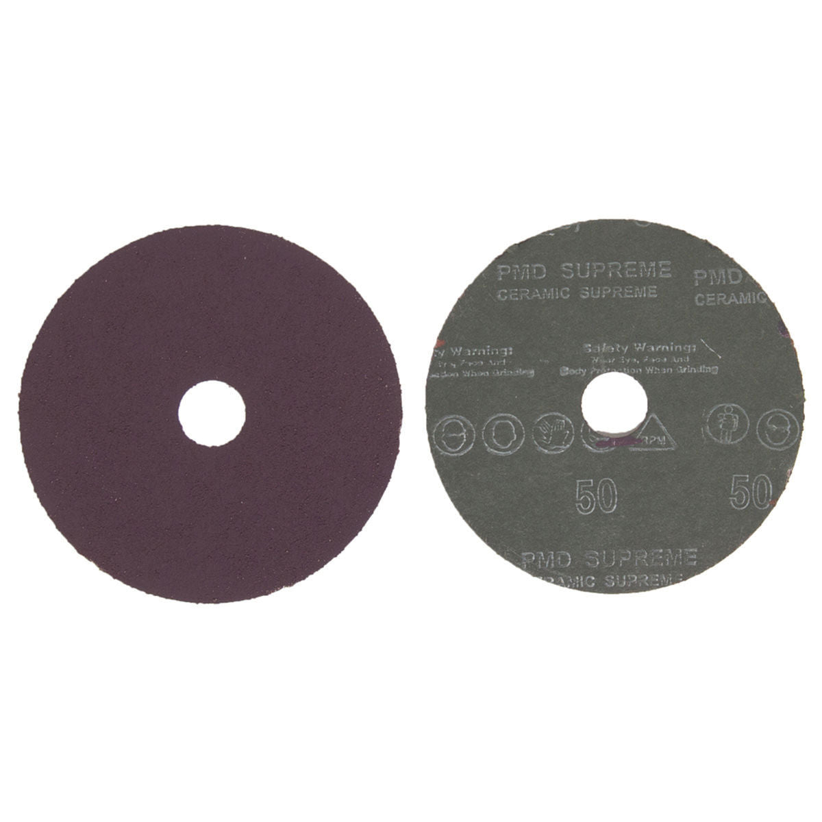 Mirka Ceramic Alumina Fiber Disc 7 in, 25/Box