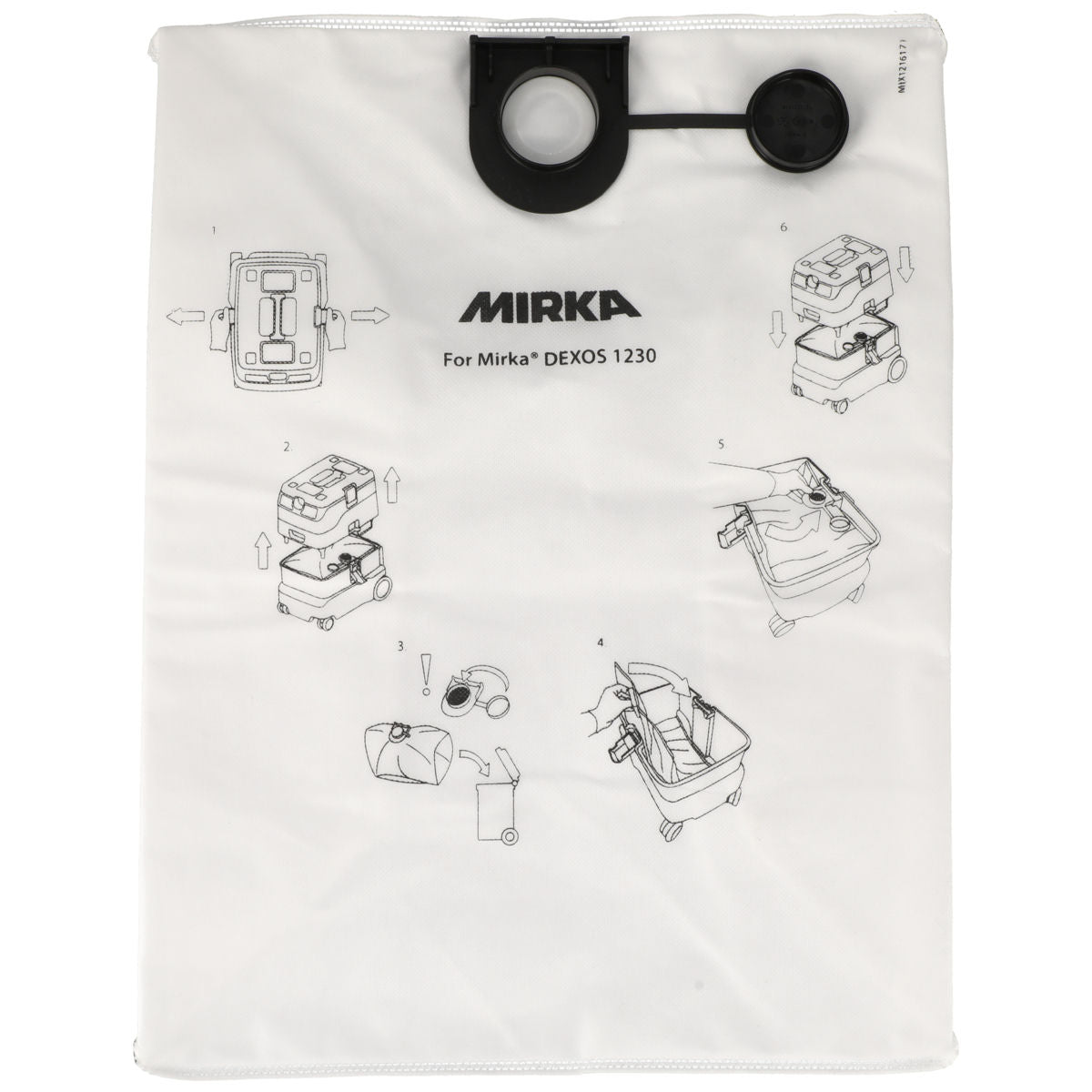Mirka Fleece Dust Bag for DEXOS 1230, 5/Pack
