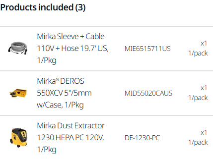 5" Dust-Free Basic System (electric)