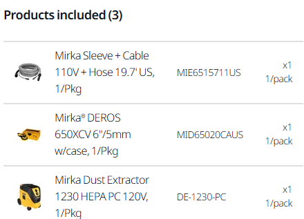 6" Dust-Free Basic System (electric)