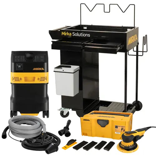 Mirka 6 in Dust-Free Cart System (DEROS II + DEXOS 1230)