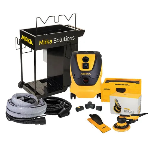 Mirka 6 in Dust-Free Cart System (DEROS II + DE 1230PC)