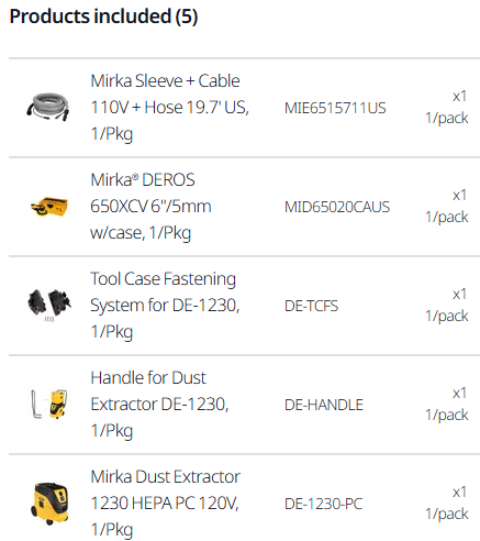 6" Dust-Free Handle System (electric)