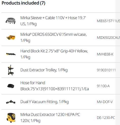 6" Dust-Free Trolley System (electric)