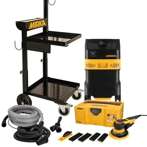 Mirka 6 in Dust-Free Trolley System (DEROS II+DEXOS 1230)