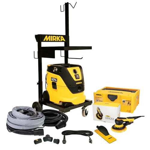 Mirka 6 in Dust-Free Trolley System (DEROS II + DE 1230PC)
