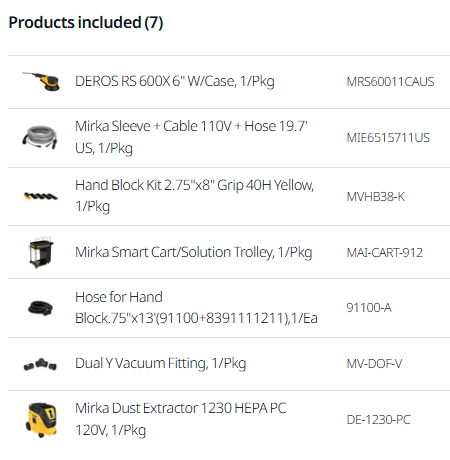 RS Dust-Free Cart System (electric)