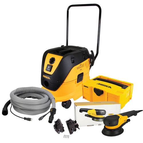Mirka RS dust free handle system electric sander kit with extractor hose and handle