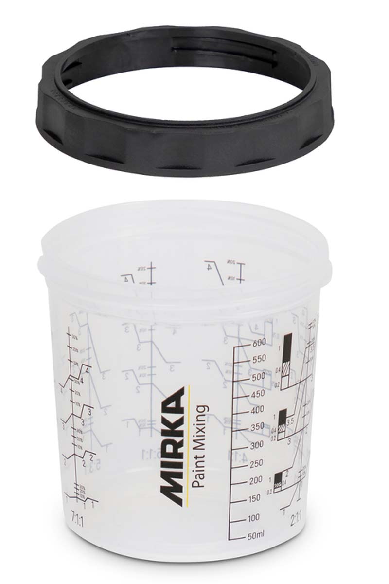 Mirka Outer Cup with Collar for PCS 180ml, 2/Pack