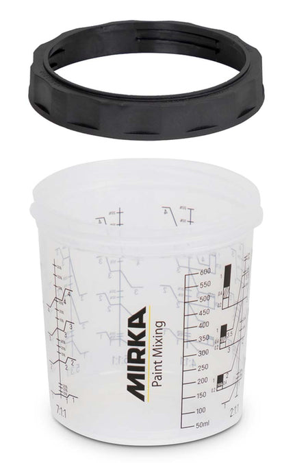 Mirka Outer Cup with Collar for PCS 180ml, 2/Pack