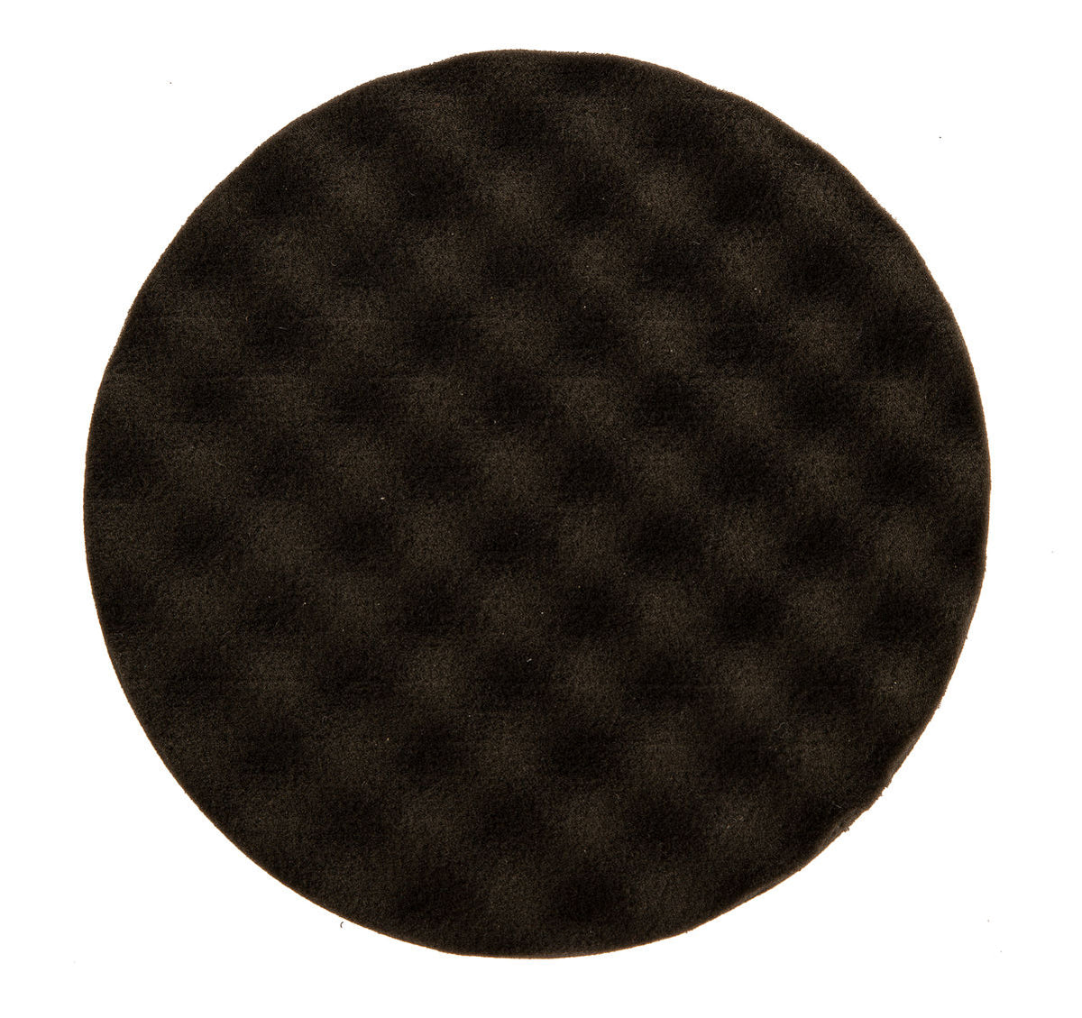 Mirka Foam Polishing Pad 6 in x1 in Black Waffle, 2/Pkg