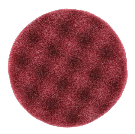 Mirka Foam Polishing Pad 3.25 in x1 in Burgundy Waffle,20/Pkg