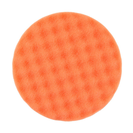 Mirka Foam Polishing Pad 6 in x 1 in Orange Waffle, 2/Pkg