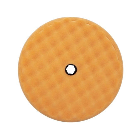 Mirka Foam Polishing Pad 8 in Orange Waffle Quick Discon