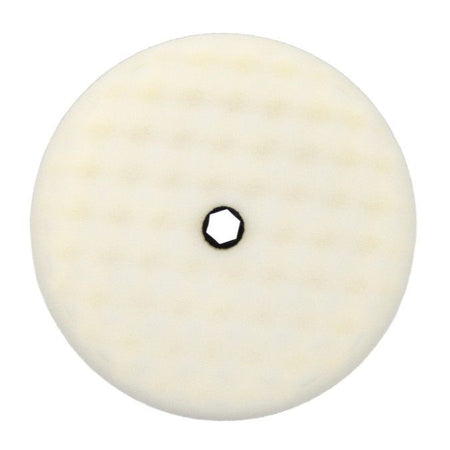Mirka Foam Polishing Pad 8 in White Waffle Quick Discon