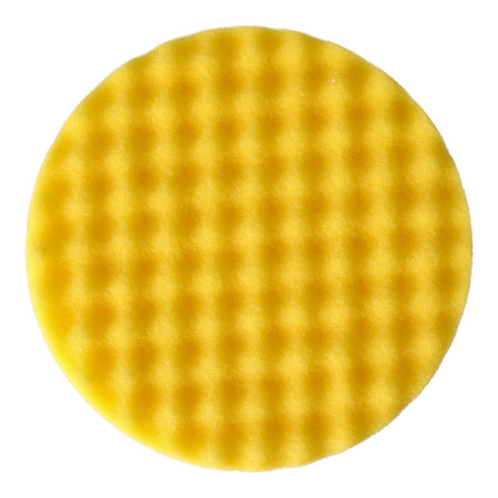 Mirka Foam Polishing Pad 3.25 in x1 in Yellow Waffle, 2/Pkg